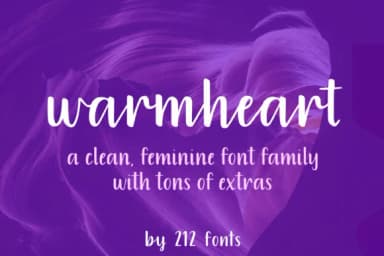 Warmheart Font by 212 Fonts — Script Handwritten Font — thumbnail 1