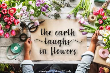 Warmheart Font by 212 Fonts — Script Handwritten Font — thumbnail 4