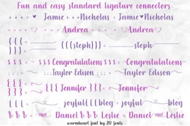 Warmheart Font by 212 Fonts — Script Handwritten Font — thumbnail 8