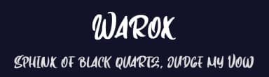 Warox by Kong Font — Script Handwritten Font — thumbnail 2