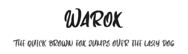 Warox by Kong Font — Script Handwritten Font — thumbnail 1