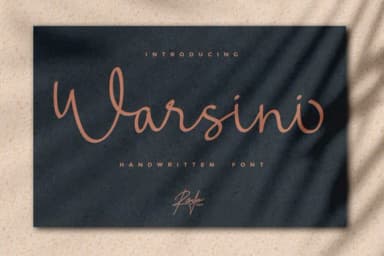 Warsini Font by RantauType — Script Handwritten Font — thumbnail 1
