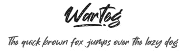 Warteg by Khurasan — Script Handwritten Font — thumbnail 1