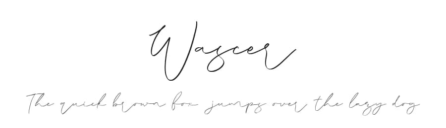 Wascer by Maulana Creative — Script Handwritten Font