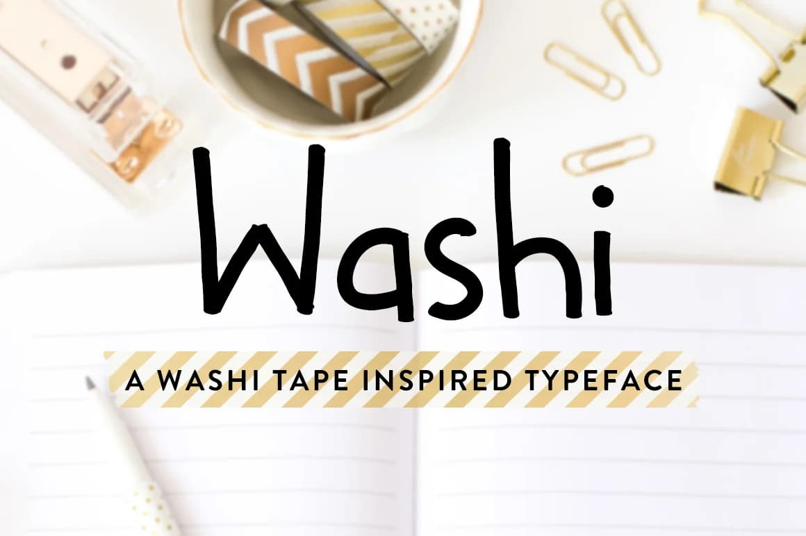Washi Font by Jillian Adriana — Script Handwritten Font