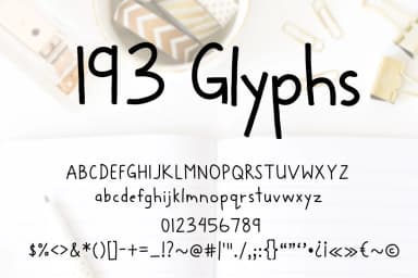 Washi Font by Jillian Adriana — Script Handwritten Font — thumbnail 2