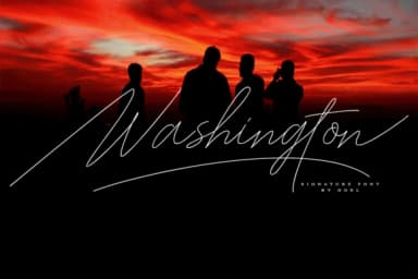 Washington Font by Fajry's Type — Script Handwritten Font — thumbnail 1