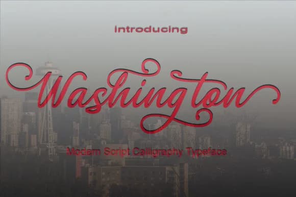 Washington Font by AzzamStudio by AzzamStudio — Script Handwritten Font