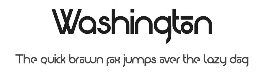 Washington by Surya Creatype — Sans Serif Font