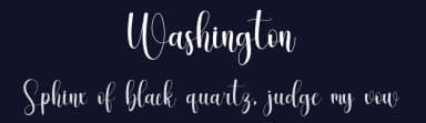 Washington by FreshtypeINK — Script Handwritten Font — thumbnail 2