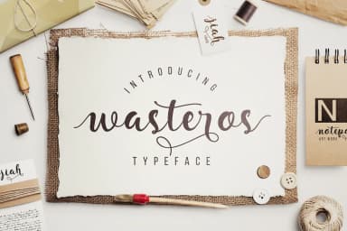 Wasteros Font by banks — Script Handwritten Font — thumbnail 6