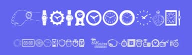 Watches by Woodcutter — Dingbats Font — thumbnail 3