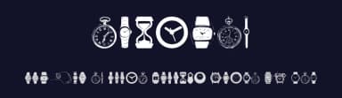 Watches by Woodcutter — Dingbats Font — thumbnail 2