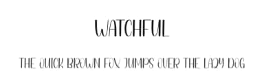 Watchful by Andi Moz — Script Handwritten Font — thumbnail 1