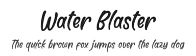 Water Blaster by 7NTypes — Script Handwritten Font — thumbnail 1