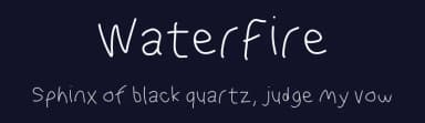 WaterFire by KineticPlasma Fonts — Script Handwritten Font — thumbnail 2