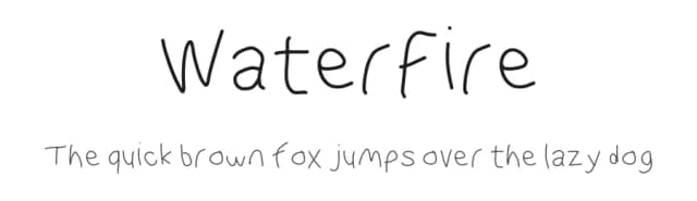 WaterFire by KineticPlasma Fonts — Script Handwritten Font