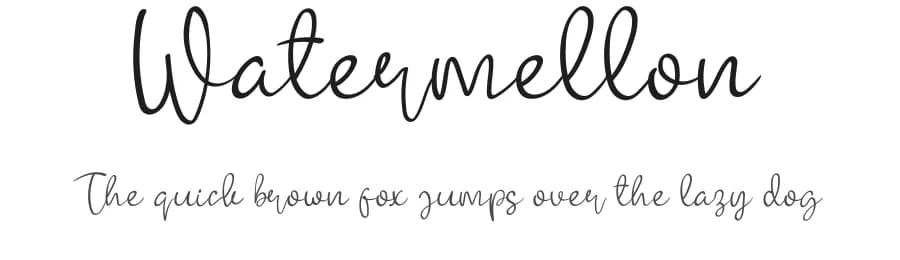 Watermellon by Belina Studio — Script Handwritten Font