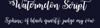 Watermelon Script by Misti's Fonts — Script Handwritten Font — thumbnail 2