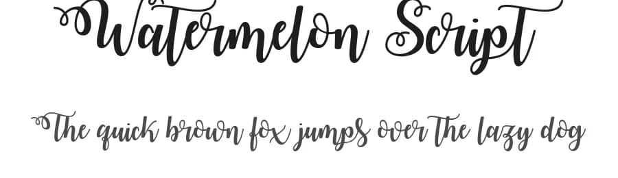 Watermelon Script by Misti's Fonts — Script Handwritten Font