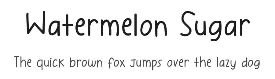Watermelon Sugar by EtjanDsgFonts — Script Handwritten Font