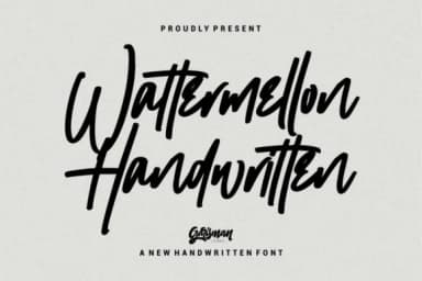 Wattermellon Font by Garisman Studio — Script Handwritten Font — thumbnail 1