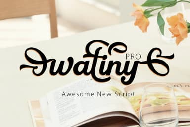 Wattiny Pro Font by Motypeidea — Script Handwritten Font — thumbnail 1