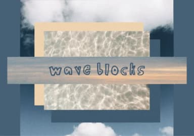 Wave Blocks Font by kaitalanis — Script Handwritten Font — thumbnail 1