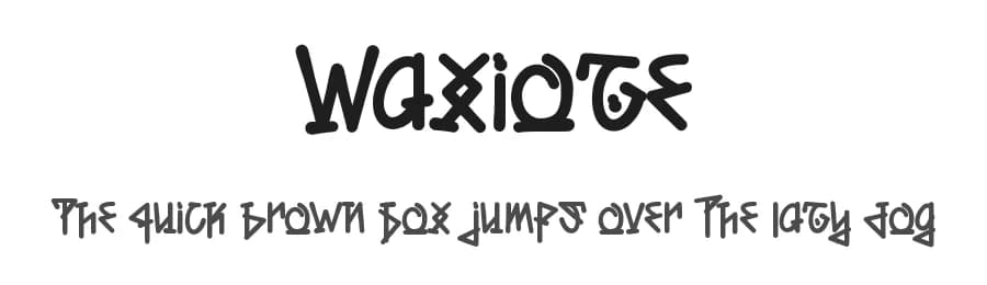 Waxioze by Dhabee Studio — Script Handwritten Font