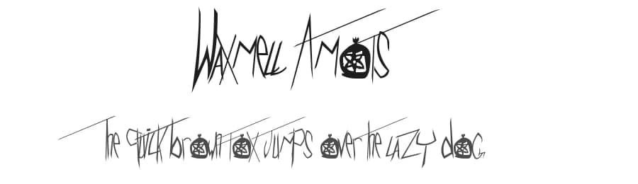 Waxmell Amots by J. Early Fonts — Script Handwritten Font