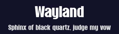 Wayland by Hanoded — Sans Serif Font — thumbnail 2