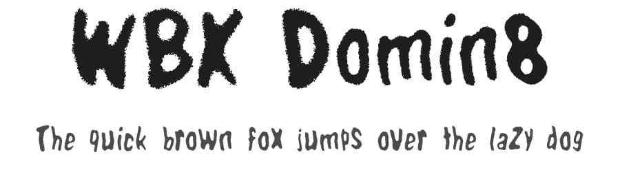 WBX Domin8 by Vigilante Typeface Corporation — Script Handwritten Font — preview 1