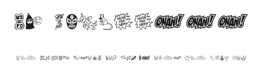 WC Schlaasss by WC Fonts / Atypeek — Dingbats Font