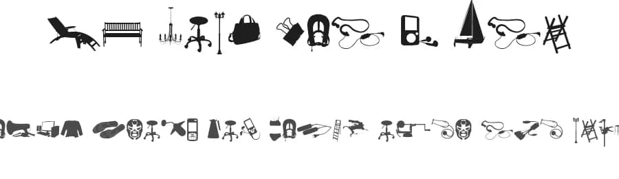 WC Sold Out D Bta by WC Fonts / Atypeek — Dingbats Font