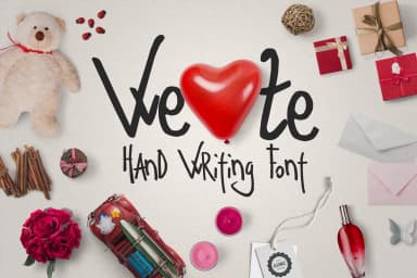 We Font by SmartDesigns — Script Handwritten Font — thumbnail 1
