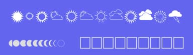 Weather by Jonathan Macagba — Dingbats Font — thumbnail 3