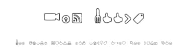 Web Tools by Socialh — Dingbats Font — thumbnail 1