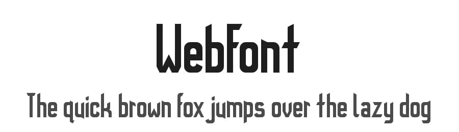 WebFont by Symbiotic Design — Sans Serif Font