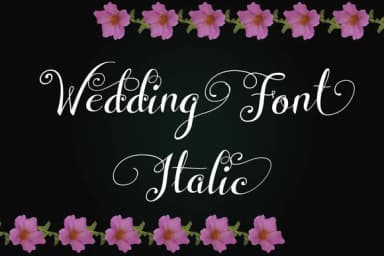 Wedding Font Italic Font by Royaltype — Script Handwritten Font — thumbnail 1