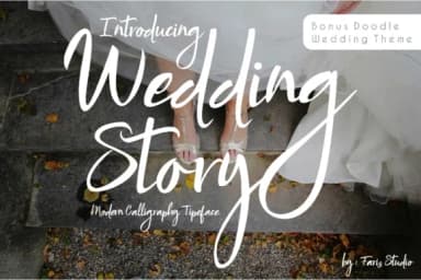 Wedding Story Font by farisstudio87 — Script Handwritten Font — thumbnail 1