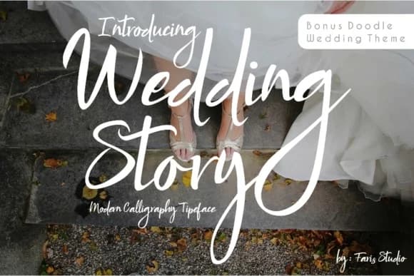 Wedding Story Font by farisstudio87 — Script Handwritten Font