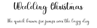 Wedding Christmas by FreshtypeINK — Script Handwritten Font — thumbnail 1