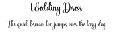 Wedding Dress by Scratchones — Script Handwritten Font — thumbnail 1