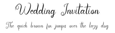 Wedding Invitation by Kateeng Ciu — Script Handwritten Font — thumbnail 1