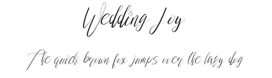 Wedding Joy by fhammadiq std — Script Handwritten Font