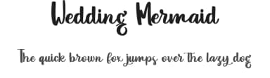 Wedding Mermaid by FreshtypeINK — Script Handwritten Font — thumbnail 1