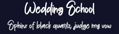 Wedding School by Lontong Lodeh — Script Handwritten Font — thumbnail 2