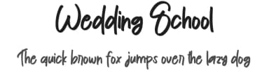 Wedding School by Lontong Lodeh — Script Handwritten Font — thumbnail 1