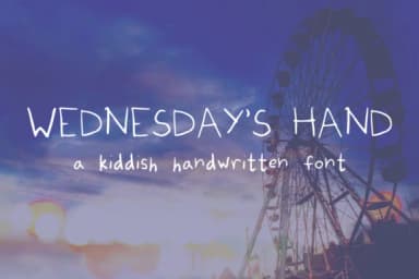 Wednesday Font by Najla Qamber — Script Handwritten Font — thumbnail 1