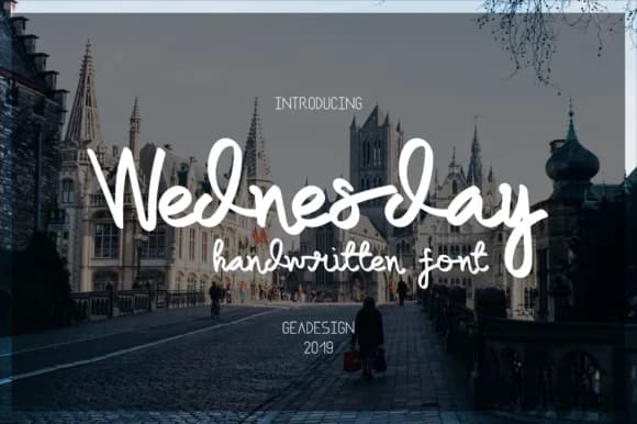 Wednesday Font by geadesign by geadesign — Script Handwritten Font